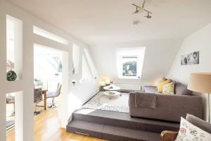 Posezení v ubytování Ferienwohnung Hardtblick