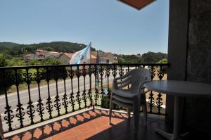 Balkón alebo terasa v ubytovaní Apartamentos Turisticos Vilagarcía- Rio Ulla