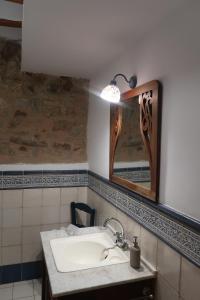 Koupelna v ubytování Casa Barría