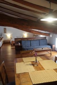 Posezení v ubytování Casa Barría