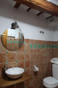 Koupelna v ubytování Casa Barría