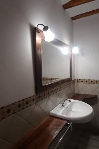 Koupelna v ubytování Casa Barría