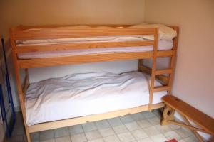 a couple of bunk beds in a room at Haus ter Stege in Annaberg im Lammertal