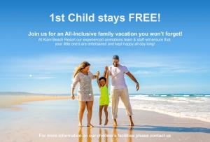 Děti v ubytování Kiani Beach Resort Family All Inclusive