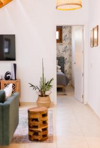 Łóżko lub łóżka w pokoju w obiekcie Villa Penguina Play Blanca Lanzarote