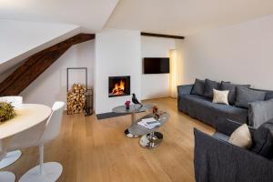 Posezení v ubytování La Colombe Boutique Hotel