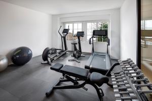 Fitness centrum a/nebo fitness zařízení v ubytování La Colombe Boutique Hotel