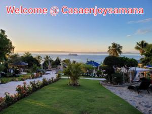 a view of the ocean from the resort at casaenjoysamana in Los Naranjos
