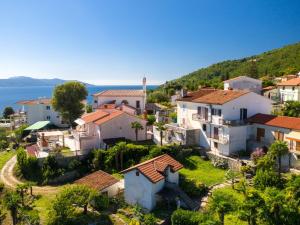 an aerial view of a small town with houses at Apartment Julka by Interhome in Kraj