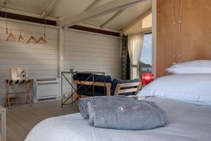 Postel nebo postele na pokoji v ubytování Be Vedetta - Relais & Glamping - Adult Only