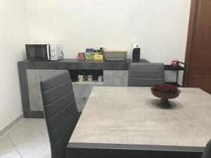 A seating area at Sweet Maison