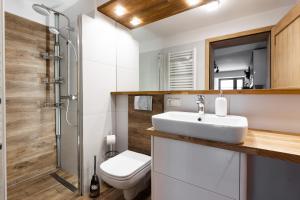 Kúpeľňa v ubytovaní Apartamenty Na Wilcznik Zakopane