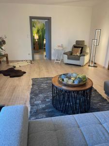 Ruang duduk di Apartment-47 Fulda