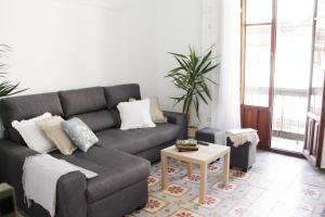 Posezení v ubytování Casa de la Alegría