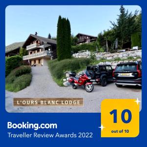 L'Ours Blanc Lodge的证书、奖牌、标识或其他文件