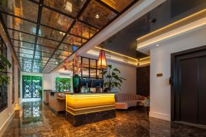 Χώρος καθιστικού στο Boutique Hotel Jersey
