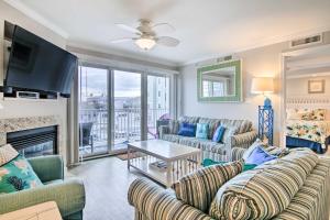 Posezení v ubytování Ocean City Condo Spacious Balcony, Walk to Beach!