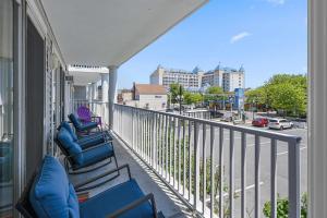 Balkón nebo terasa v ubytování Ocean City Condo Spacious Balcony, Walk to Beach!