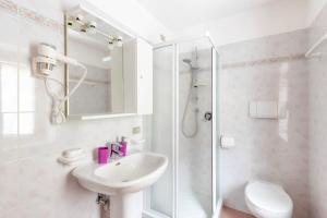 Koupelna v ubytování B&B Cicolini