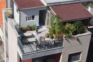 Balkón nebo terasa v ubytování Habitacion Familiar en un Ático con gran terraza y,cocina ,en la playa