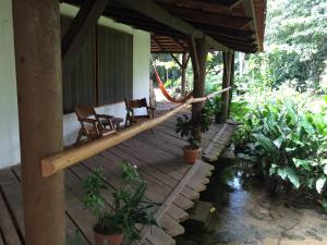A garden outside Finca Vallescondido