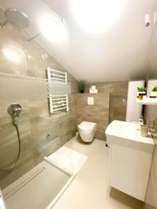 Koupelna v ubytování D & Sons Apartments + 37 fotografií