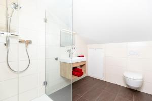 Kúpeľňa v ubytovaní Herzstück Appartements Zillertal