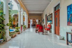 Posezení v ubytování Hotel Santa María Mérida