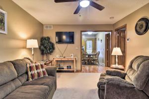 A seating area at Serene Orchard Park Apartment Large Yard and Patio!