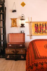 A bed or beds in a room at B&B Rabbit
