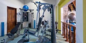 Fitness center at/o fitness facilities sa Marcela Resort & Spa