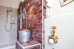 A bathroom at B&B Rabbit