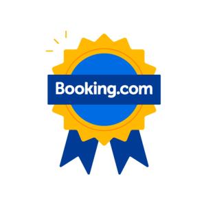a yellow and blue badge with a blue ribbon at Far East Village Hotel Tokyo Ariake in Tokyo