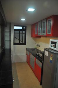 Kuchyň nebo kuchyňský kout v ubytování Hotel Metro Palace Bandra
