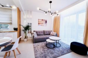Posezení v ubytování Apartament HORYZONT "ZŁOTA"