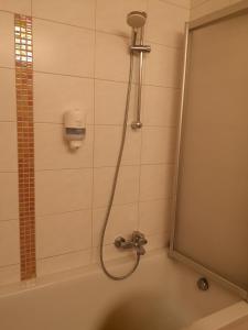 Koupelna v ubytování Hotel Wirt Z'Minsta