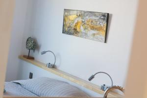 Postel nebo postele na pokoji v ubytování Hotel La Vigie - Face à la mer