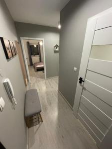 Postel nebo postele na pokoji v ubytování Apartament na Spokojnej