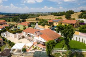 an aerial view of a house at bed&breakfast Filomare in Numana