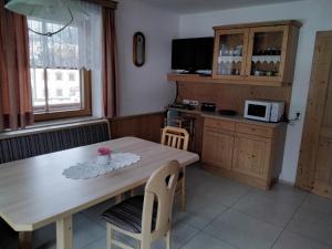 Kuchyň nebo kuchyňský kout v ubytování Nagelehof