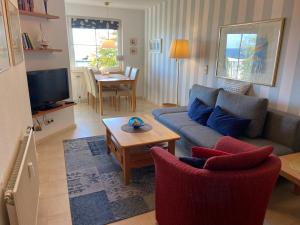 TV/trung tâm giải trí tại Residenz am Yachthafen, Whg 21