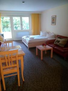 En eller flere senge i et værelse på Haus Herzogenhorn - Hornberg