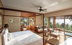Posezení v ubytování Taj Chia Kutir Resort & Spa Darjeeling + 37 fotografií
