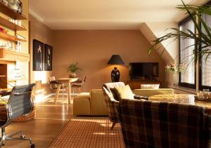 Prostor za sedenje u objektu A Place Antwerp - Boutique Suites & Flats - Vrijdagmarkt 1