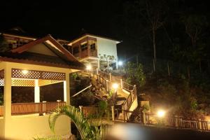 Das Gebäude in dem sich das Chalet befindet