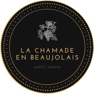 a label for an em beaujolais guest house at Chamade en Beaujolais in Anse