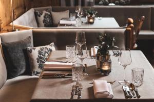 Nápoje v ubytování Alpines Gourmet Hotel Montanara