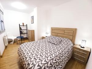 Postel nebo postele na pokoji v ubytování Camiño Vello