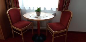 Posezení v ubytování Haus Kristall