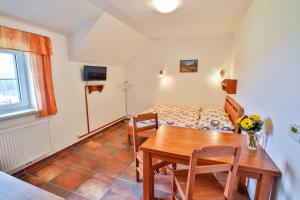 TV a/nebo společenská místnost v ubytování Aparthotel Teddy Kvilda + 53 fotografií